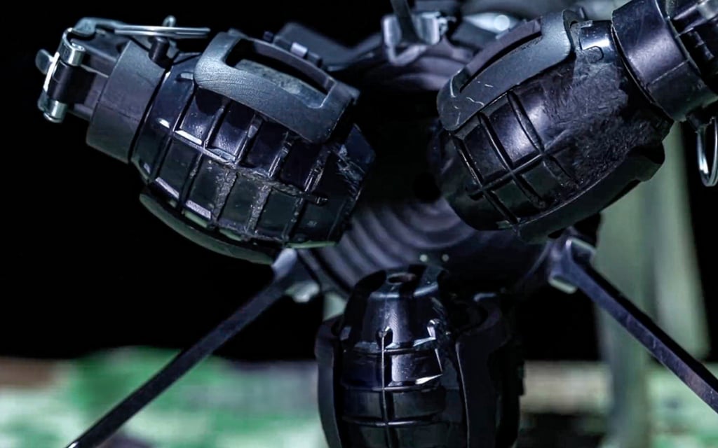 China micro drone can reportedly carry up to three grenades.