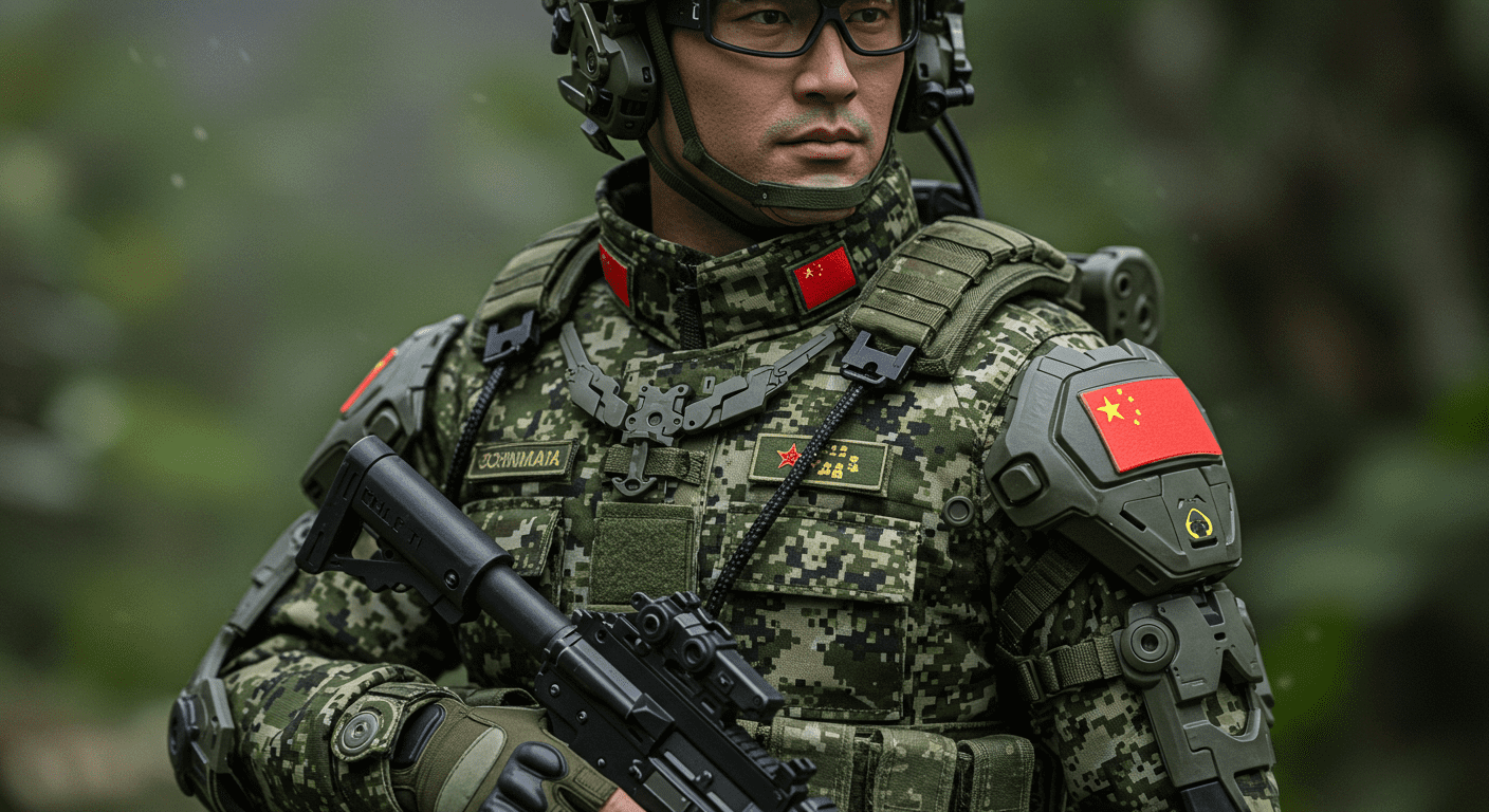 China’s Kestrel Defense Unveils Next-Gen Combat Exoskeleton for Drone Operators and Reconnaissance Teams