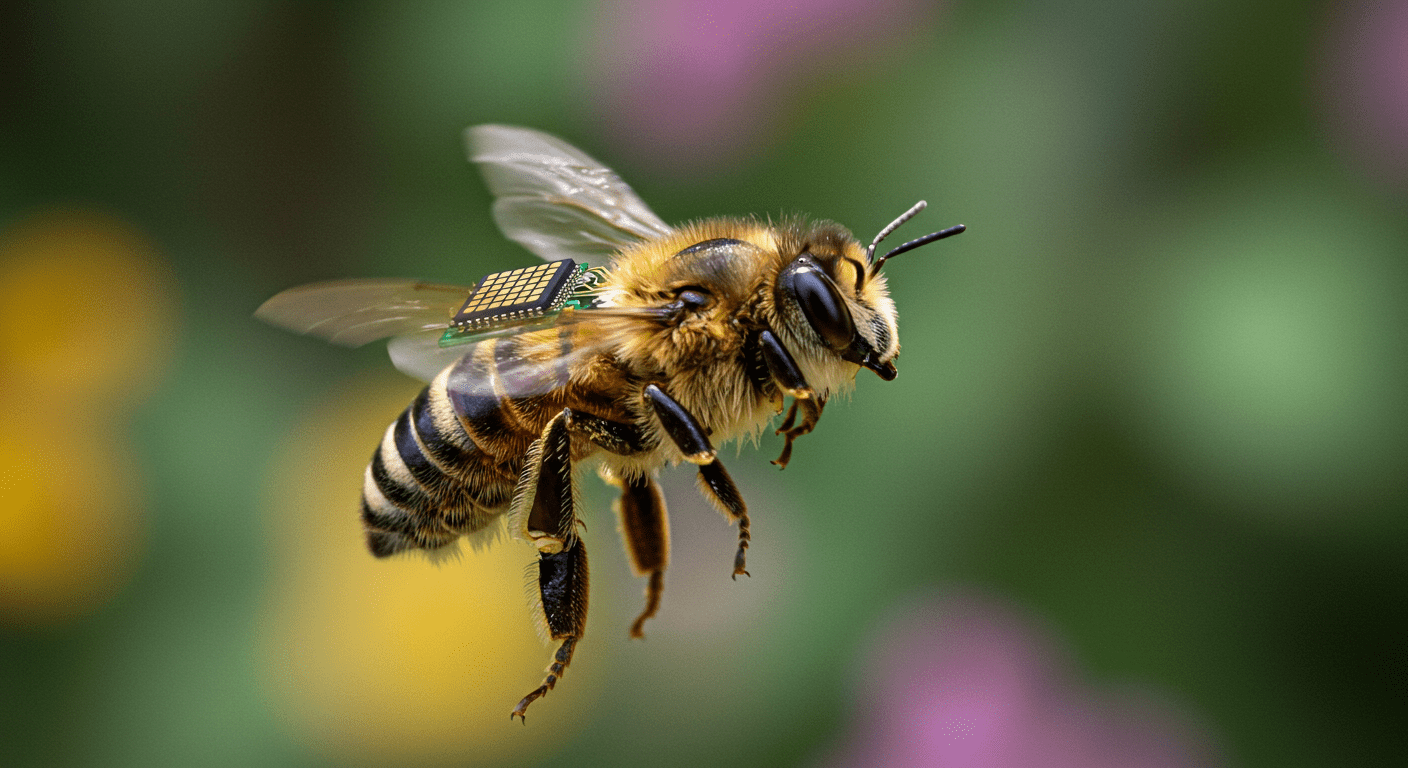 Chinese Scientists Create First Cyborg Bee with World’s Lightest Brain Controller