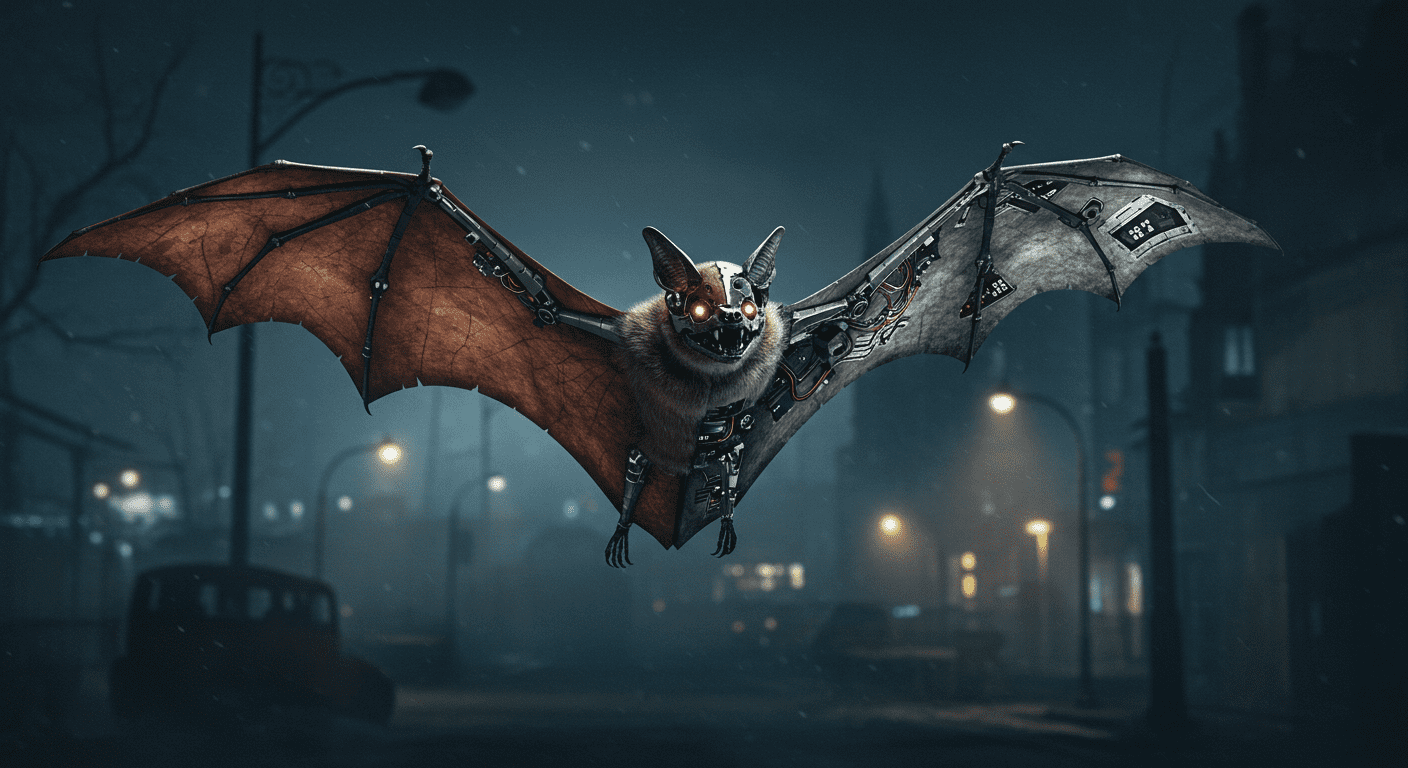 Bat-Inspired AI-Powered Echolocation Technology Helps Drones Navigate in Darkness