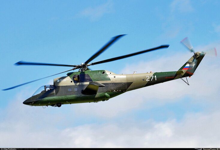 Russian PAK AA combat helicopter