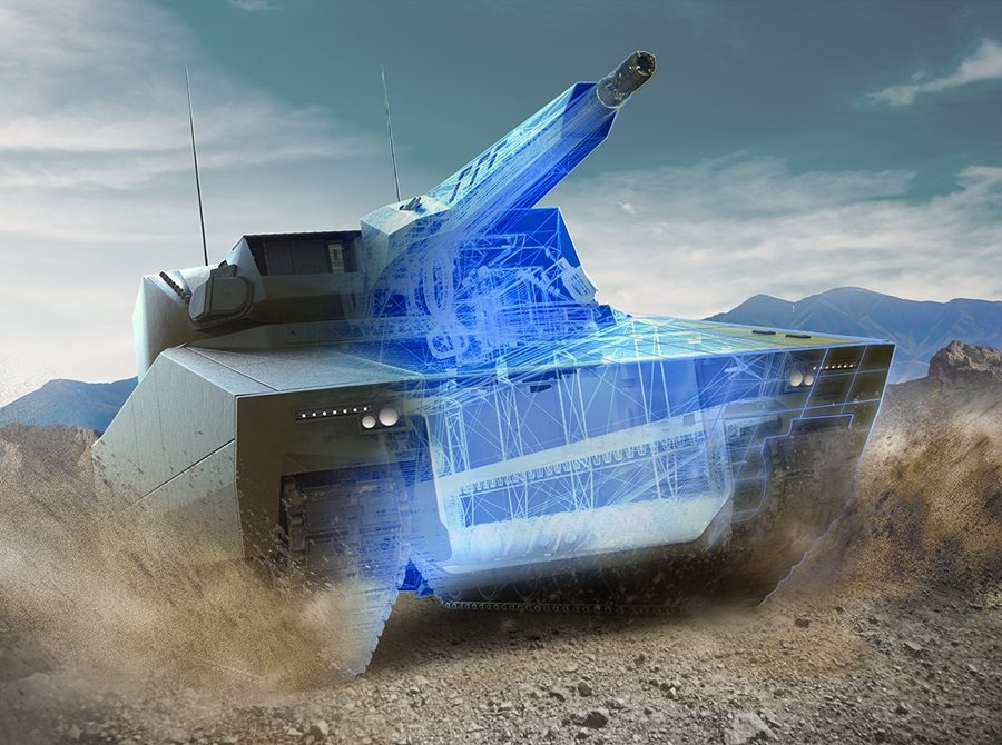 rheinmetall develops digital-first wepons development process.